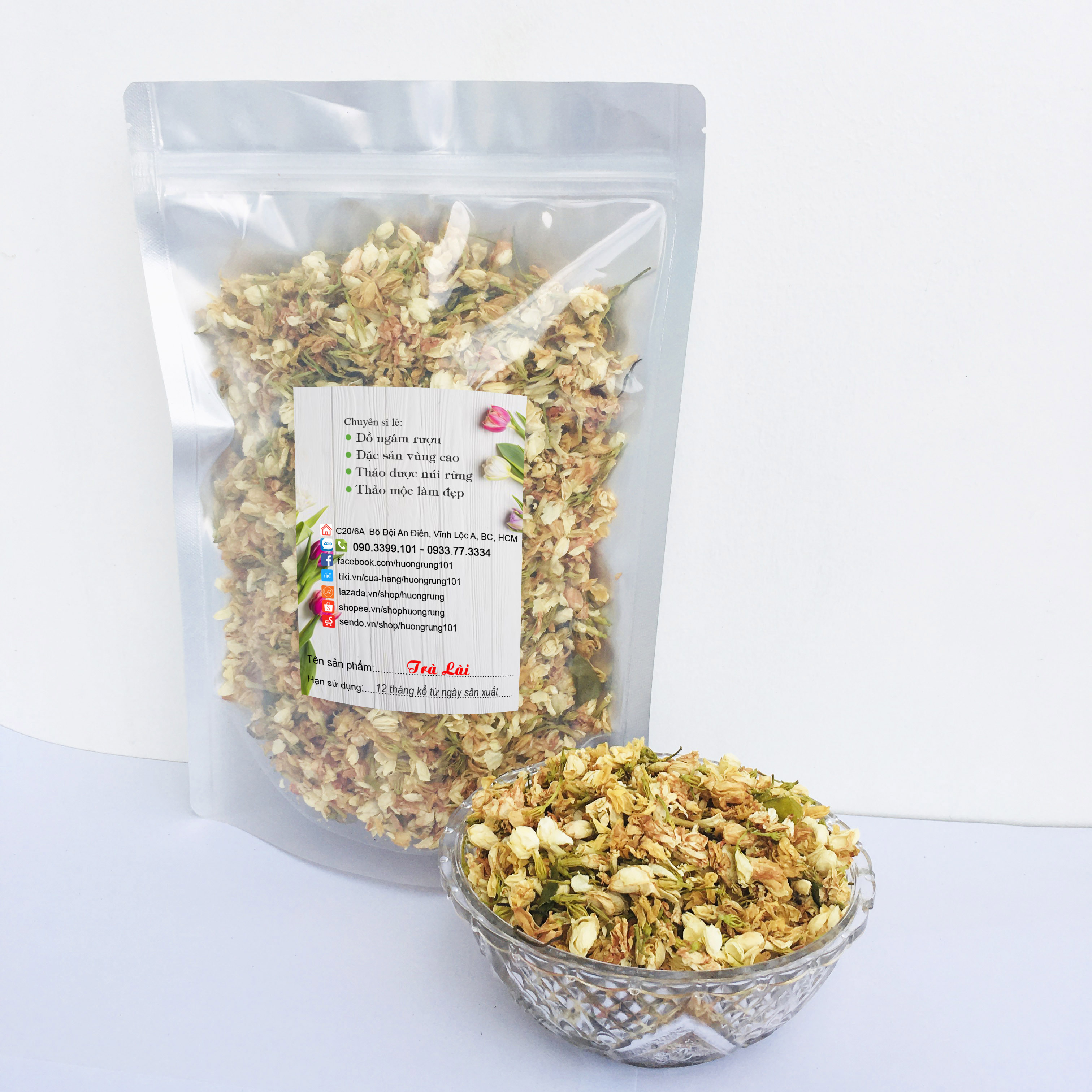 TRÀ LÀI  1kg nguyên bông, nguyên chất - thơm ngon