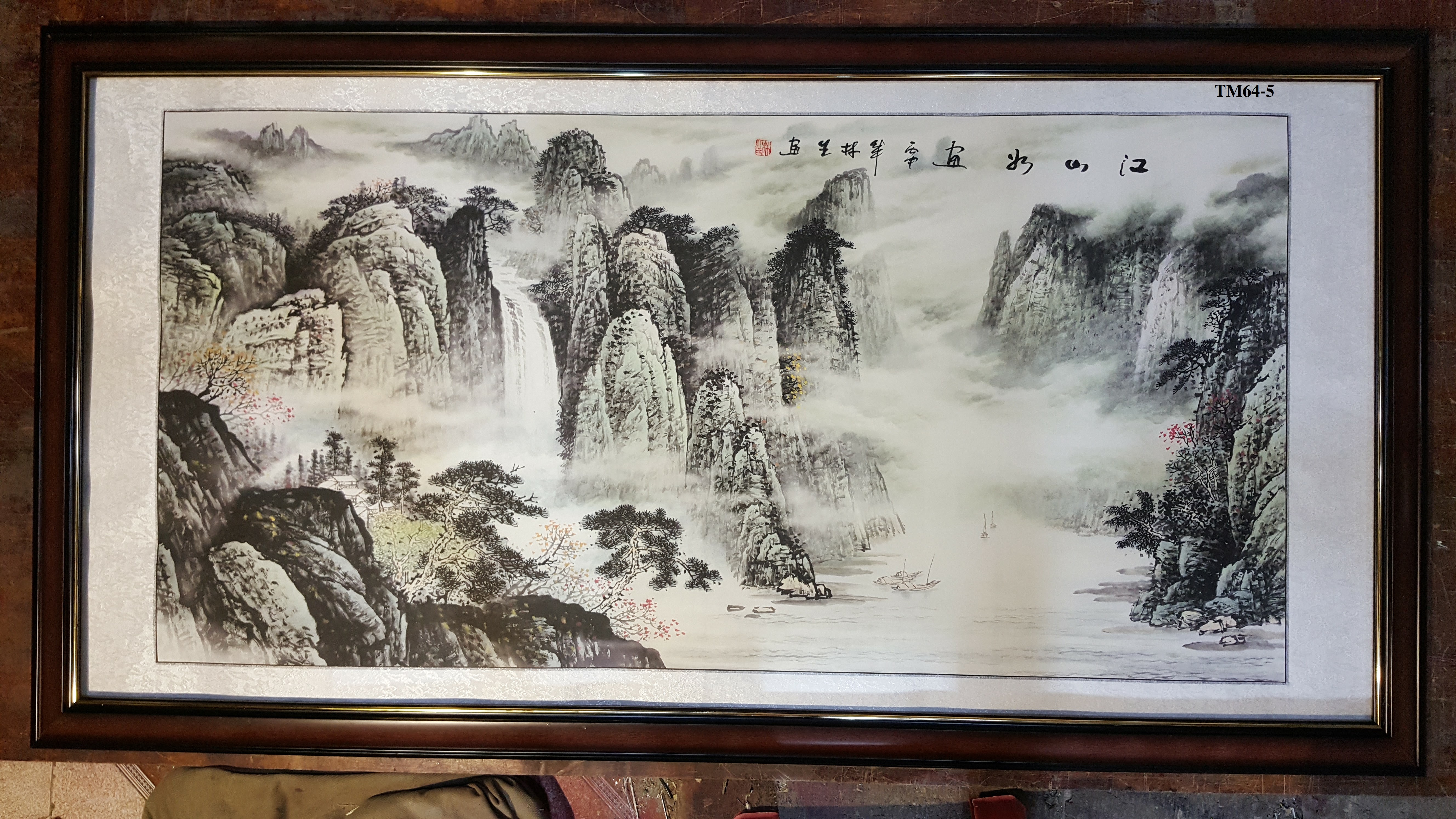 Tranh thủy mặc , Non nước hữu tình -TM64