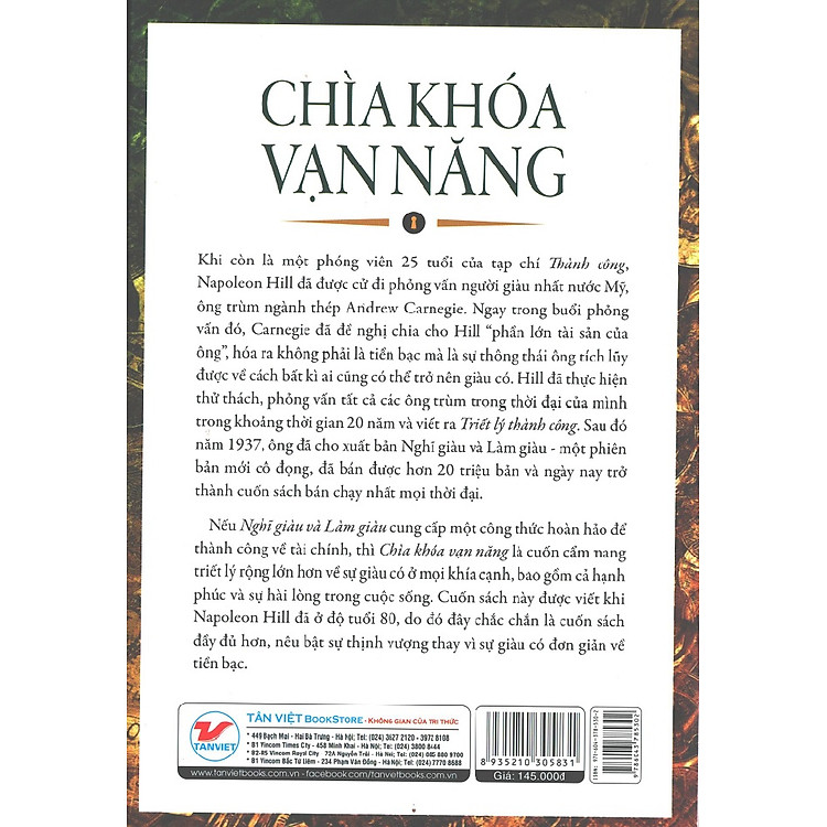 Chìa Khóa Vạn Năng - Mở Khóa Bí Mật Trong Thành Công Của Napoleon Hill