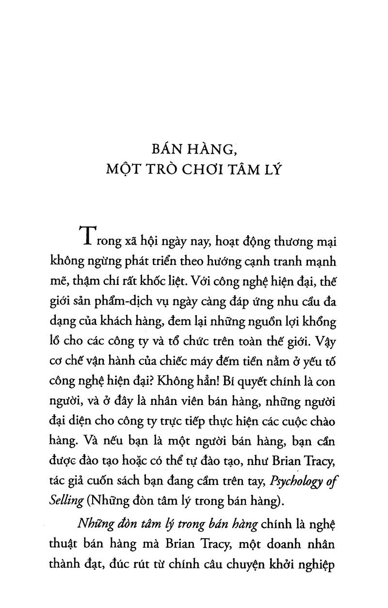Những Đòn Tâm Lý Trong Bán Hàng (Tái Bản)