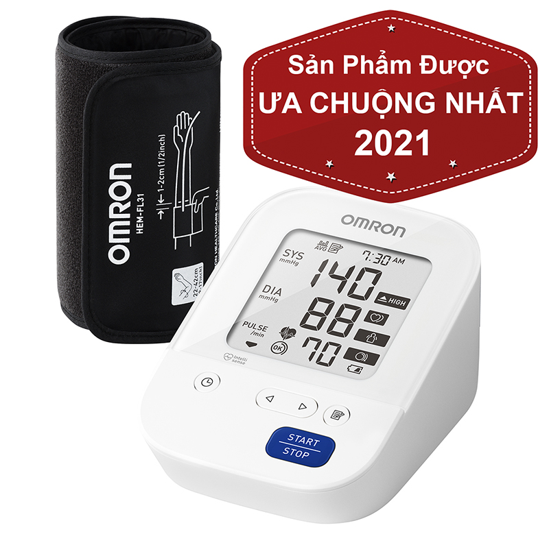 Máy Đo Huyết Áp Bắp Tay OMRON HEM-7156- Thế Hệ Mới ( THƯƠNG HIỆU OMRON NHẬT BẢN )