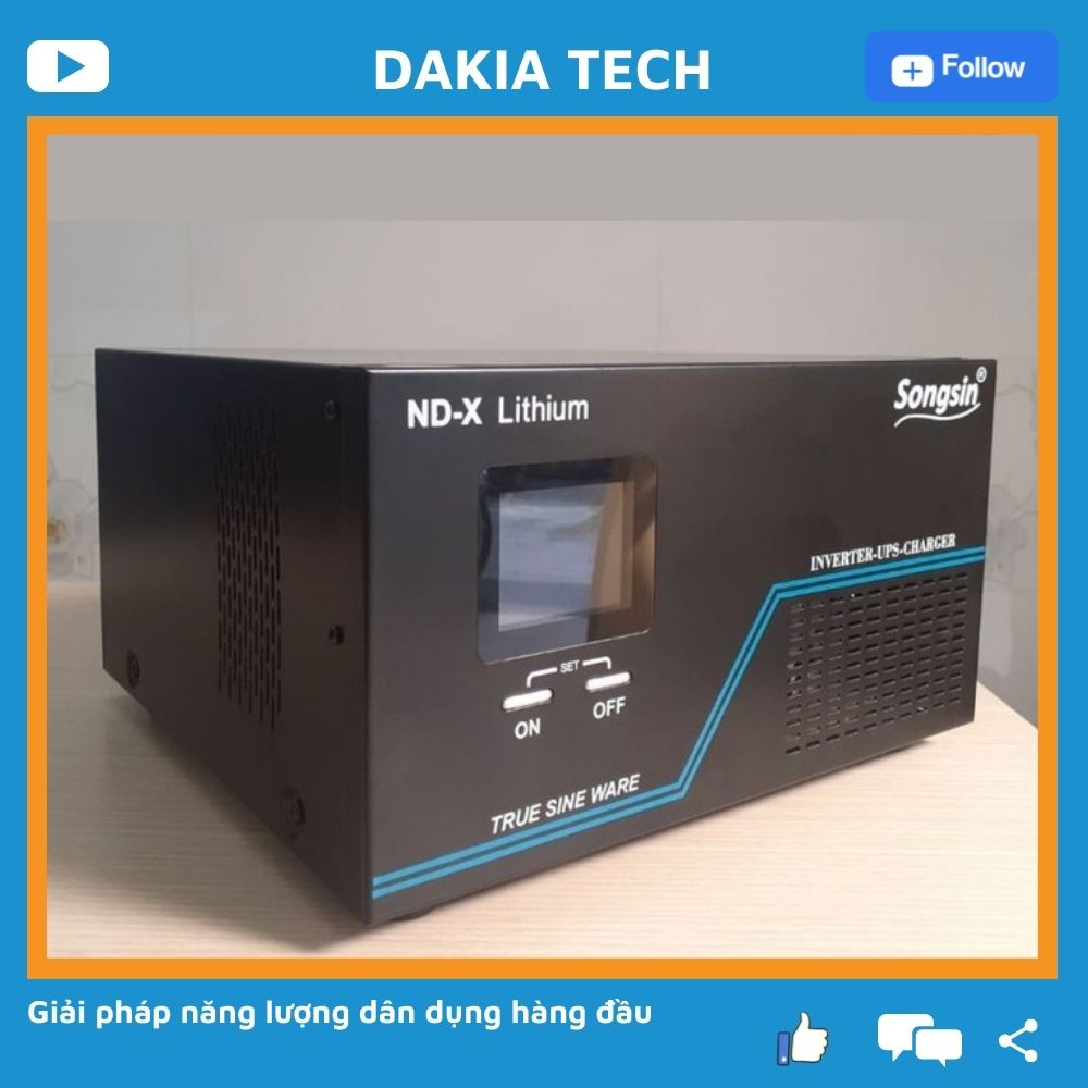 Bộ Lưu Điện UPS SongSin 1000VA-Lithium [Hàng Chính Hãng]