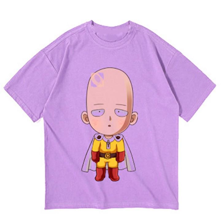 Áo thun bé trai form rộng in hình SAITAMA - ATBT22