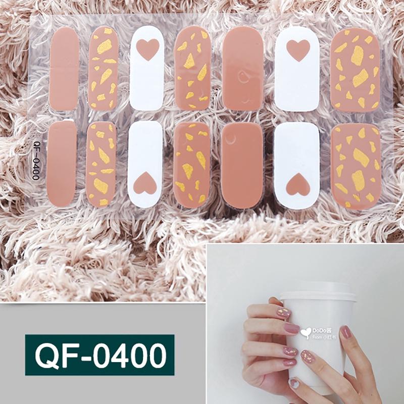 Bộ 14 miếng dán trang trí móng tay nhiều màu lựa chọn