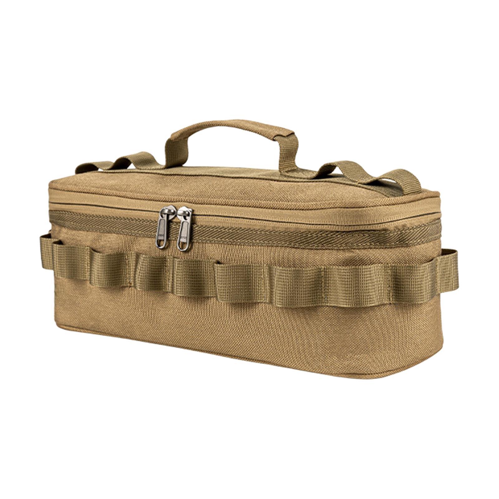 Camping Storage Bag Cookware Organizer Large Capacity Waterproof Durable Cooking Utensils Pouch Utility Tote Bag for BBQ Beach Travel Picnic