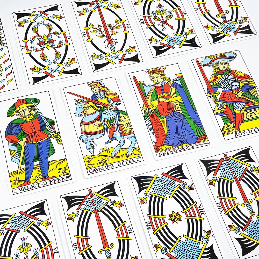 [Size Gốc] Bộ Bài CBD Tarot De:Marseille 7x12 Cm Tặng Đá Thanh Tẩy