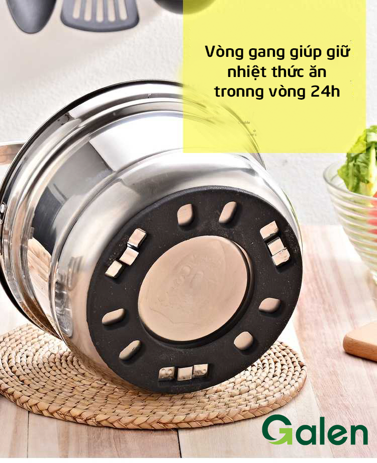 Nồi Ủ Nhiệt Chân Không Galen G014 5.5L Nồi Ủ Đa Năng - Bảo Hành 12 Tháng