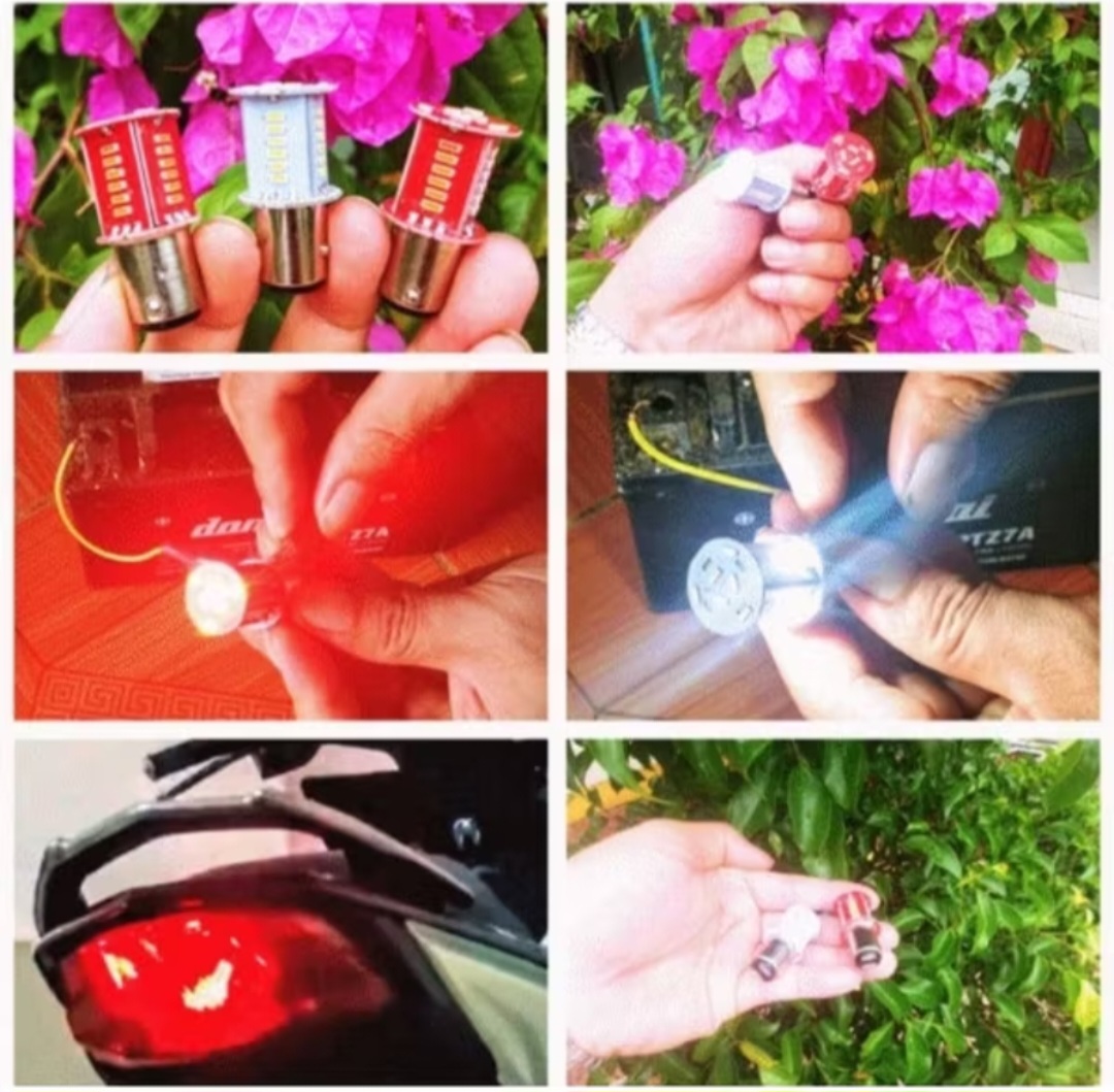 1 BÓNG ĐÈN LED SHTOP HẬU XE MÁY ÔTÔ NHẤP NHÁY CHẠY ĐUỔI AUDI CỰC ĐẸP