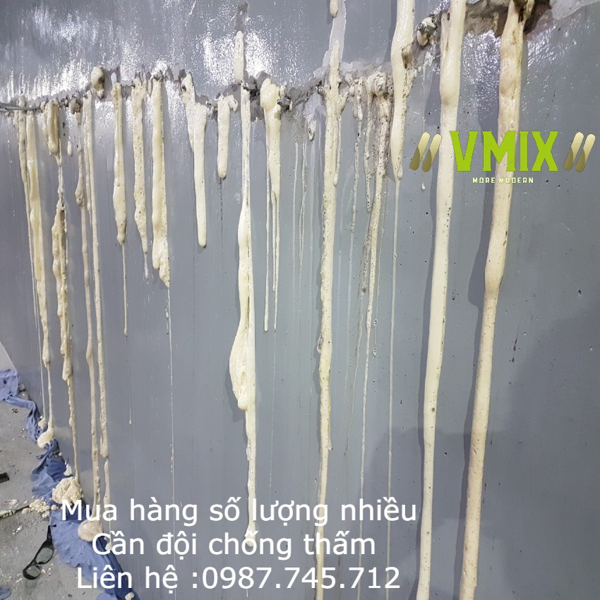 Keo chống thấm trương nở PU chặn nước ngay tức thời khi gặp nước,chống rò rỉ nước cho tầng hầm ,bể nước.
