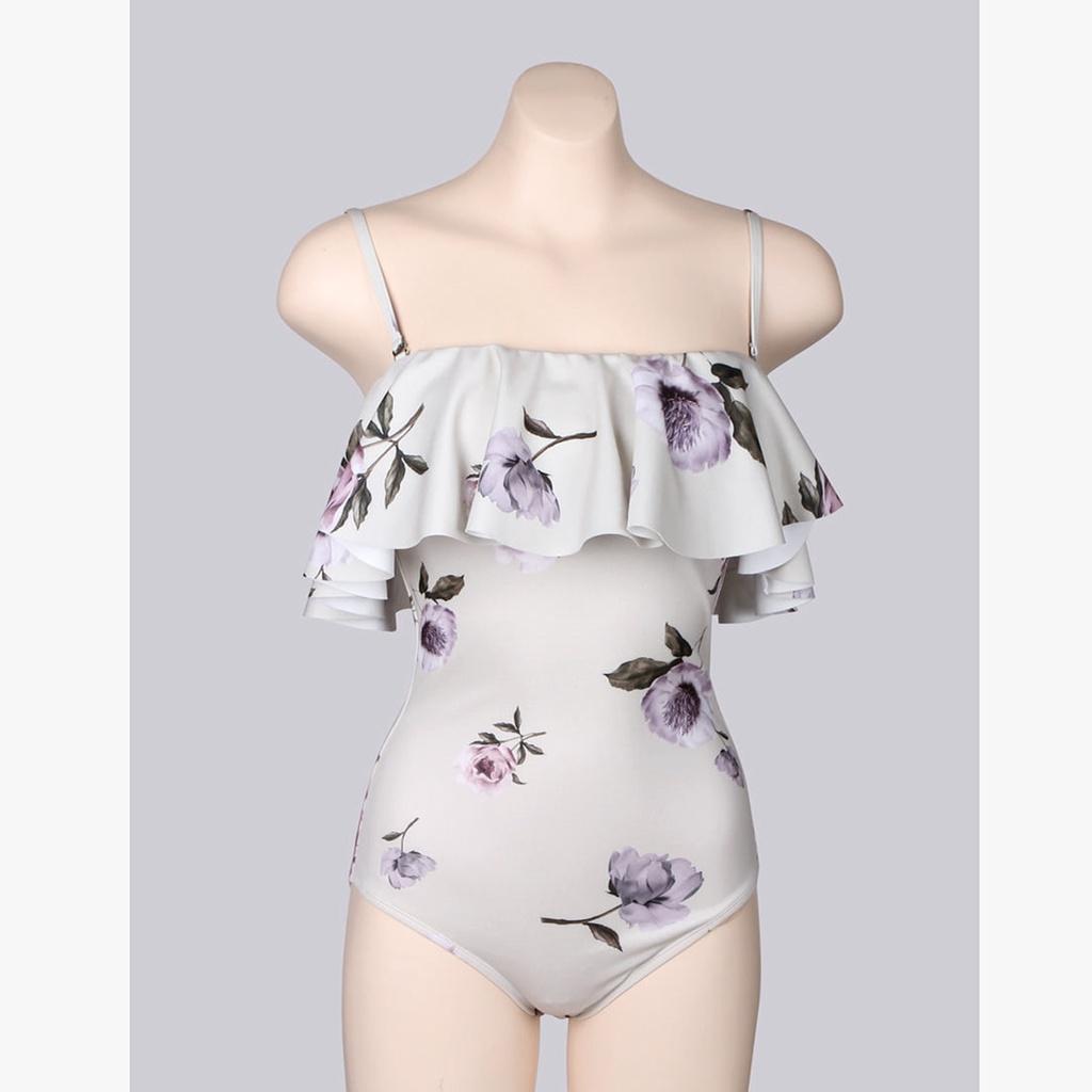 Xiuer Đồ Bơi Một Mảnh Vải Chất Lượng Cao Họa Tiết Hoa Phong Cách Mới Dành Cho Cặp Đôi