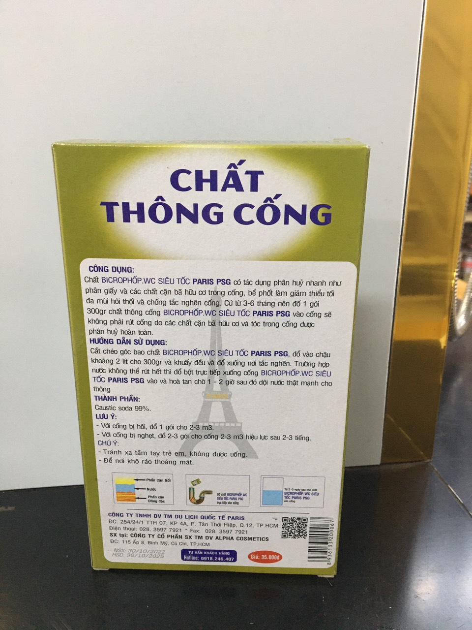 Bột thông cầu, thông cống PSG gói 300g