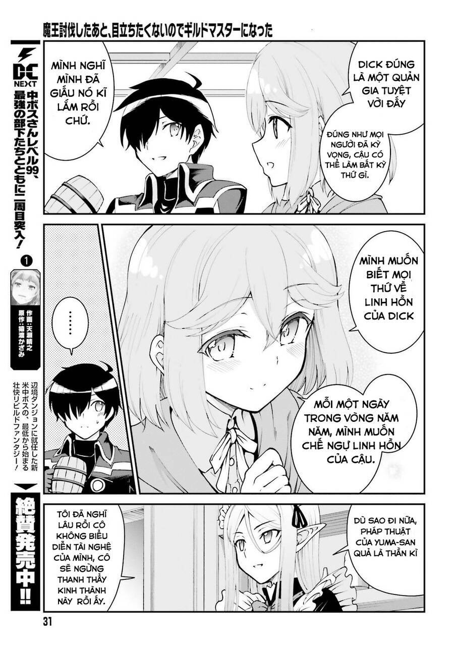 vì thích một cuộc sống nhàn nhã, sau khi đánh bại quỷ vương, anh ta lập một hội quán và sống ẩn dật chapter 11.5 7