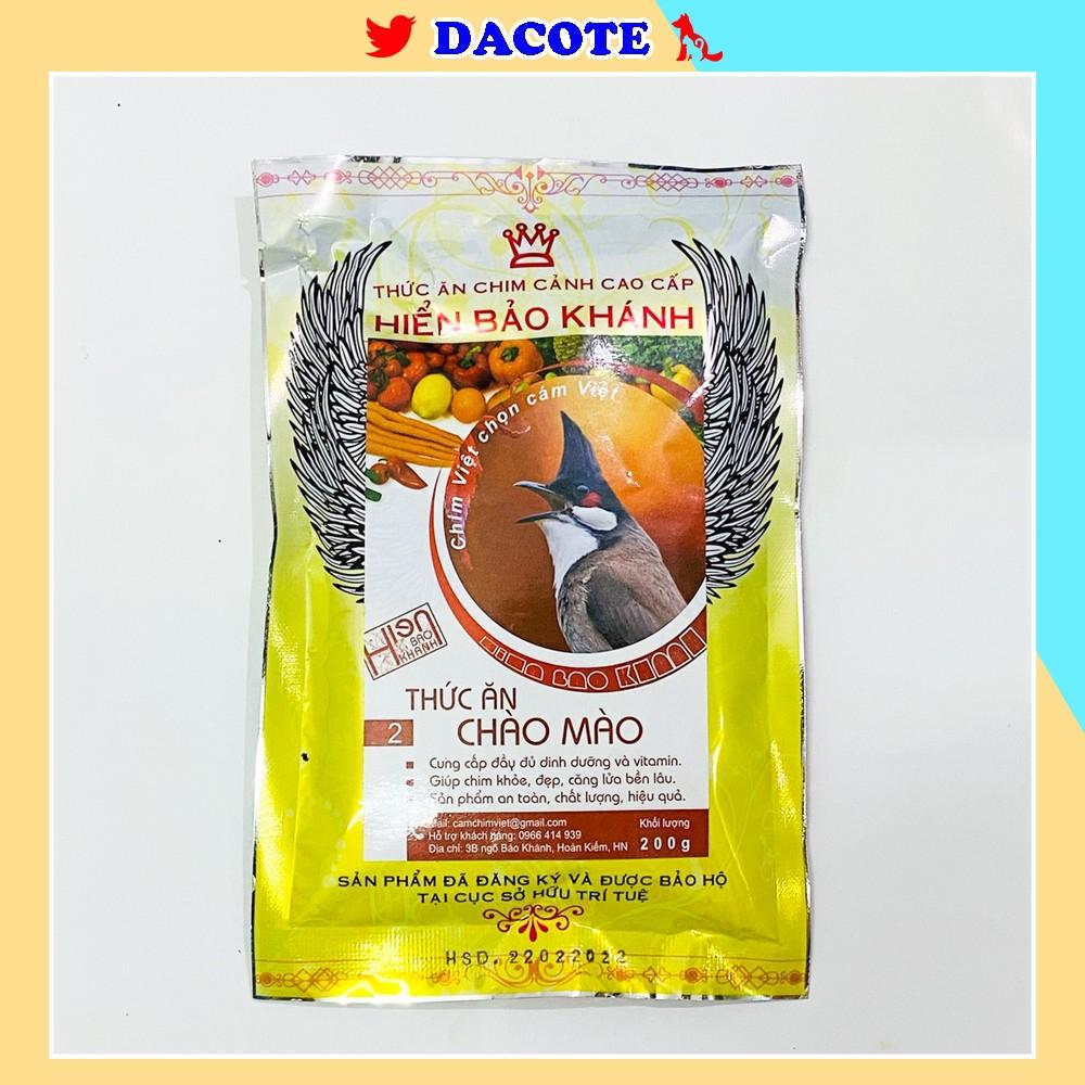 Cám chim chào mào Hiển Bảo Khánh số 2 cao cấp 200gram - Cám chào mào Hiển Bảo Khánh số 2 giá rẻ