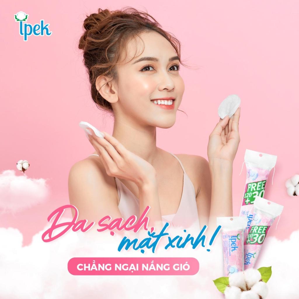 Bông Tẩy Trang Ipek Klasik 100% Cotton Pads Thổ Nhĩ Kỳ (80/130/150 Miếng)