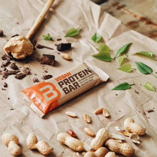 Thanh Bánh Vegan Protein Bar BiotechUSA – Hộp 20 Thanh