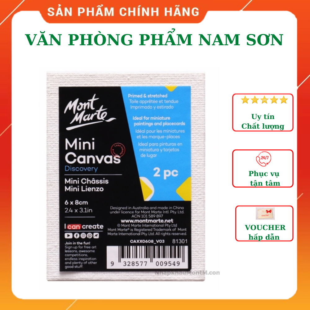 Canvas vẽ tranh MONT MARTE Mini