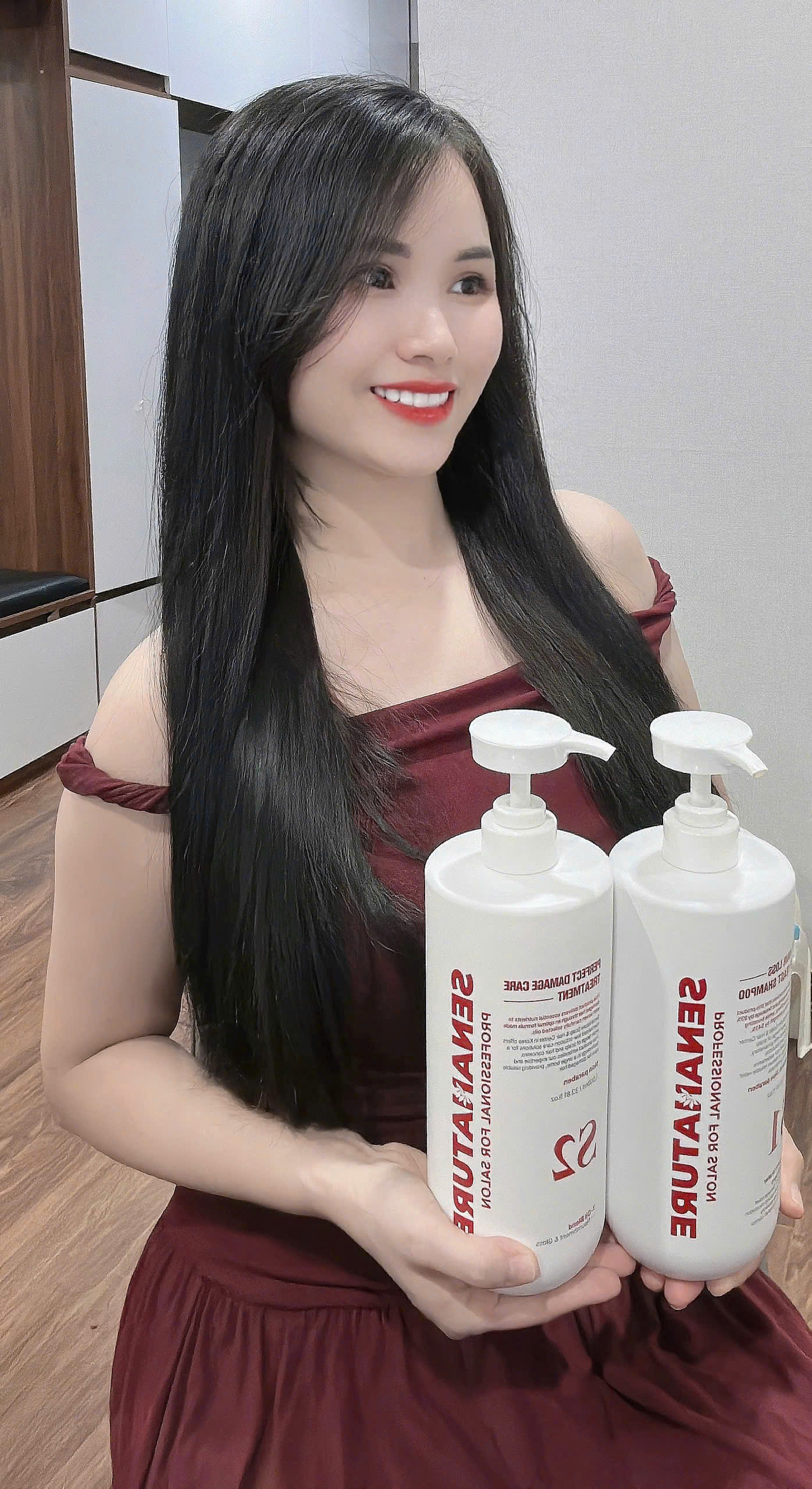(Tặng sửa rửa mặt) Cặp dầu gội xả SENANATURE ANTI-HAIR LOSS BEER YEAST SHAMPOO + SENANATURE PERFECT DAMAGE CARE TREATMENT 1000ml