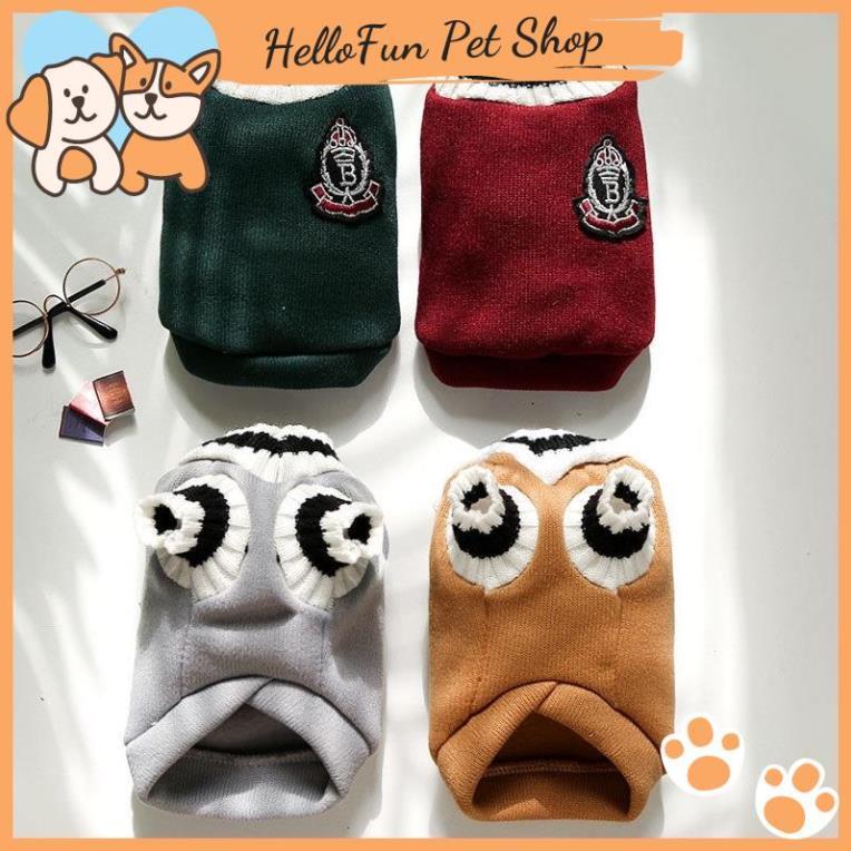 Áo gile phong cách cho thú cưng - Áo len cho chó mèo (Có size lớn)