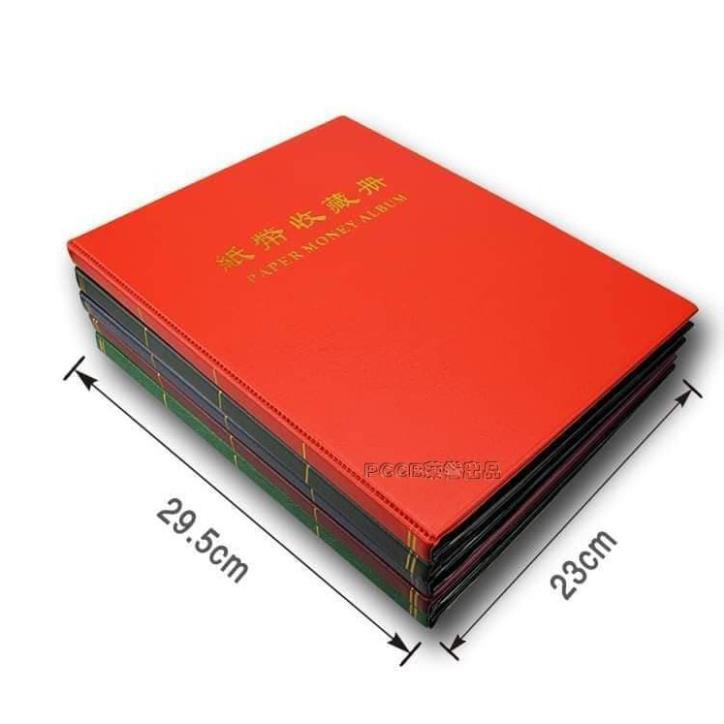 Album Đựng Tiền Giấy 20 Phơi 3 ngăn trong suốt PCCB (chứa được tối đa 60 tờ tiền)