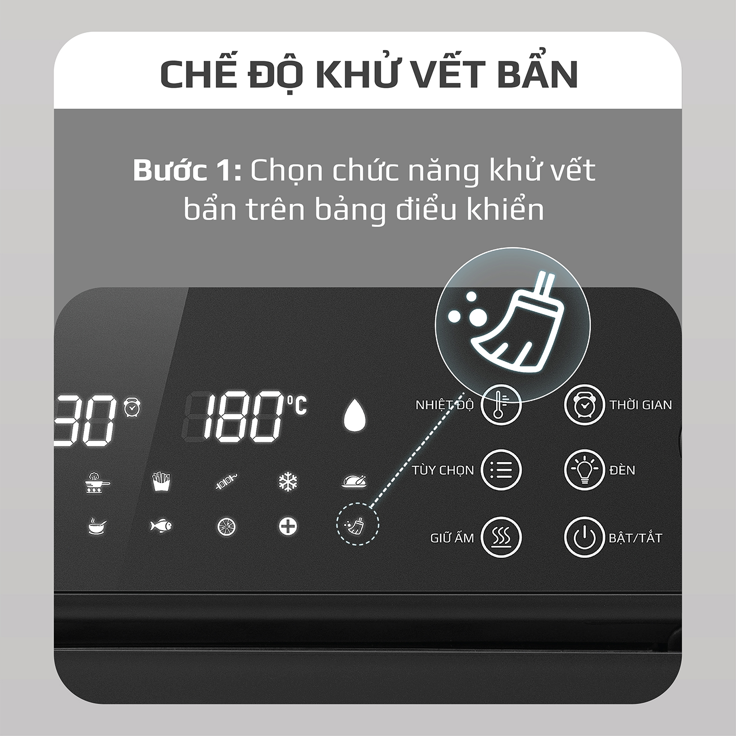 Nồi Chiên Hơi Nước OLIVO SF18 - 50 Chức Năng - Dung Tích 18L - Công Suất 2450W - Hàng Chính Hãng