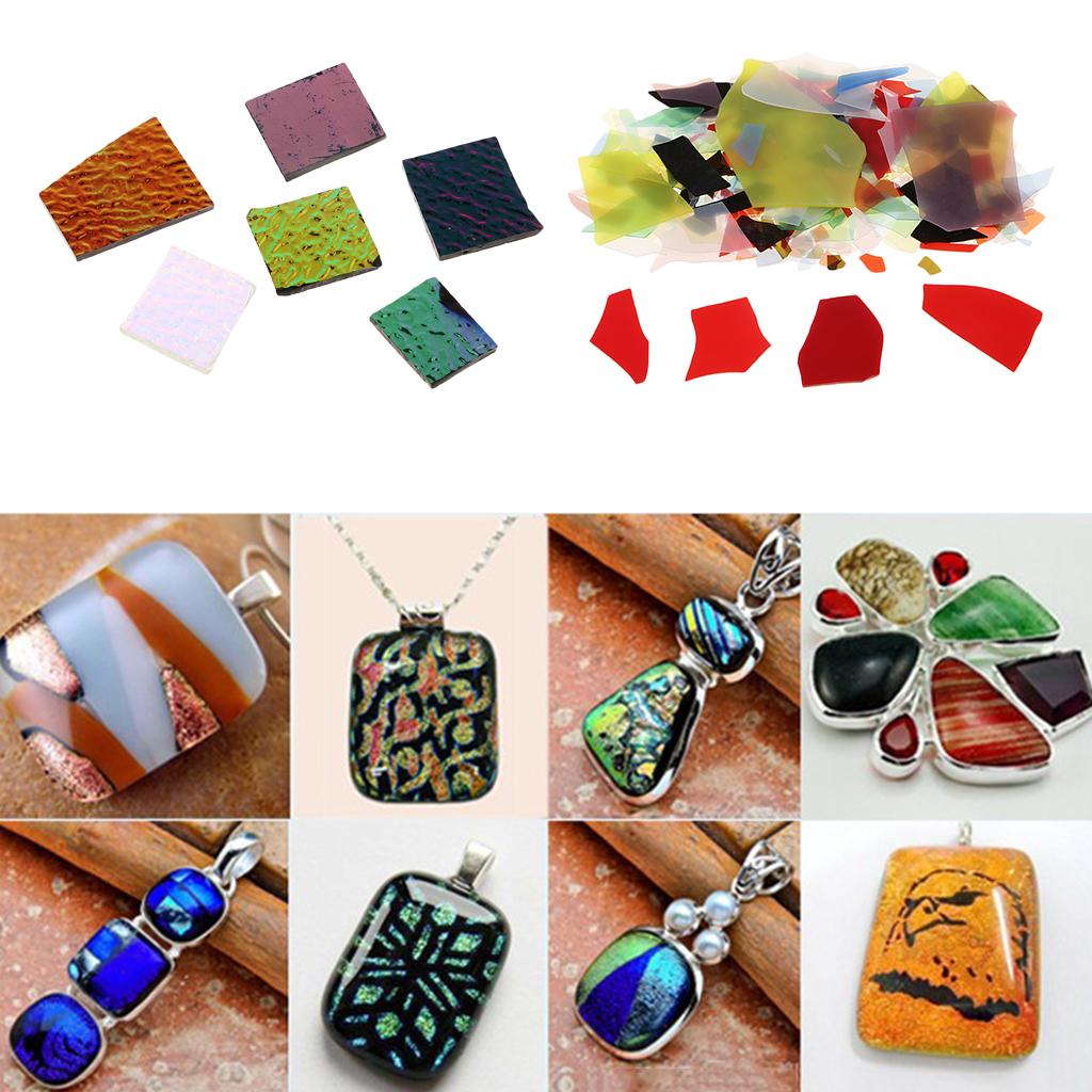 4x28g Fusible Glass Fusing Glass Confetti Microwave Kiln Glass Fusing Supplies