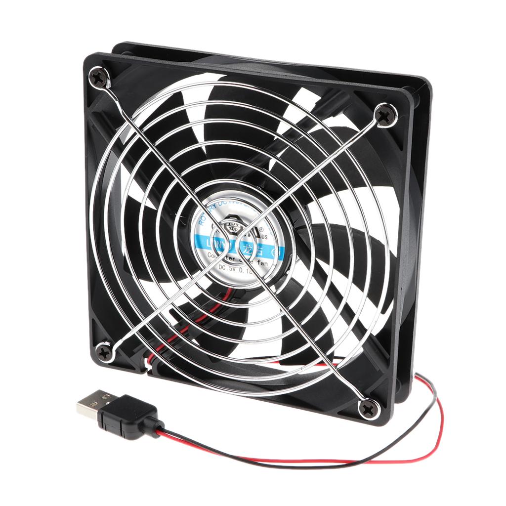 USB Fan Silent Cooler Portable Table Fan For Desktop Computer