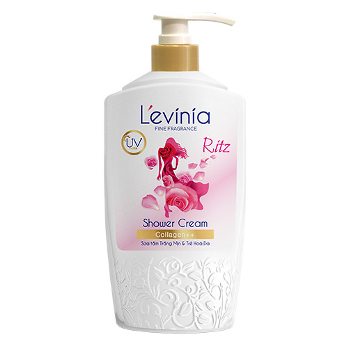 Sữa Tắm L'evinia Trắng Mịn &amp; Trẻ Hóa Da Collagen++ 700g