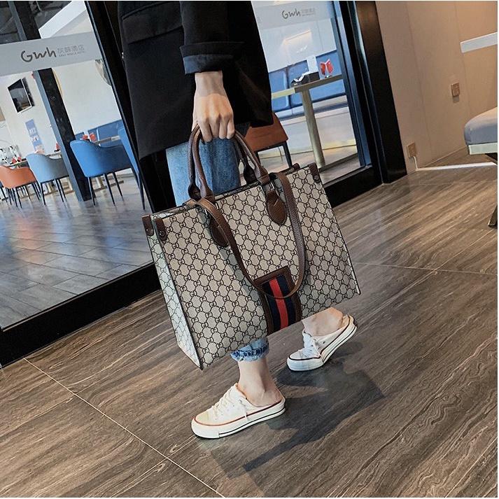 Túi xách công sở size lớn xách tay đeo vai đeo chéo đựng vừa tài liệu giấy a4 latop thoải mái DC497