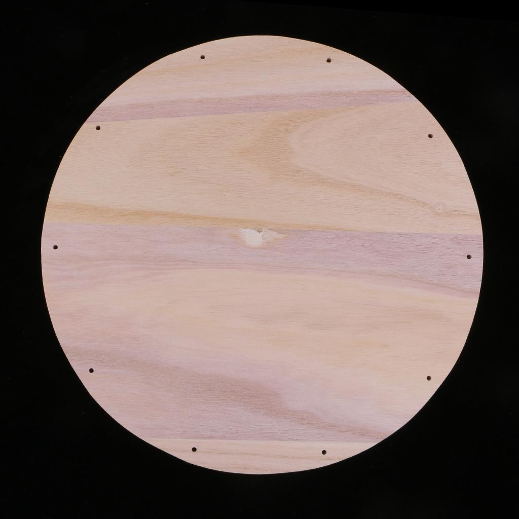 12" Wood Circle Cutouts Unfinished Blank Round Wood Cutouts Plaque DIY Craft