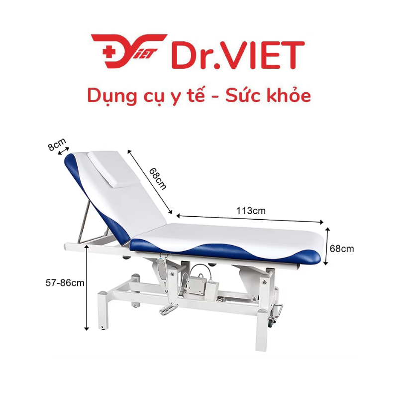 Bàn khám bệnh bằng điện 2 chức năng SKZ-A1 MỚI