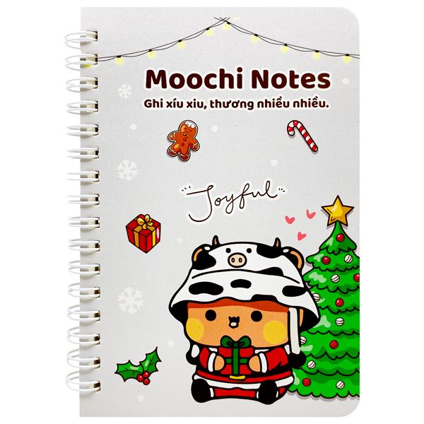 Sổ Lò Xo Moochi Christmas A6 - Kẻ Ngang - 160 Trang 80gsm - The Sun 06