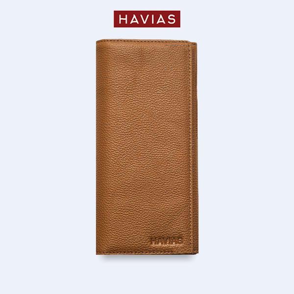 Ví dài Midas Handcrafted Wallet HAVIAS - Nâu Vàng Bò