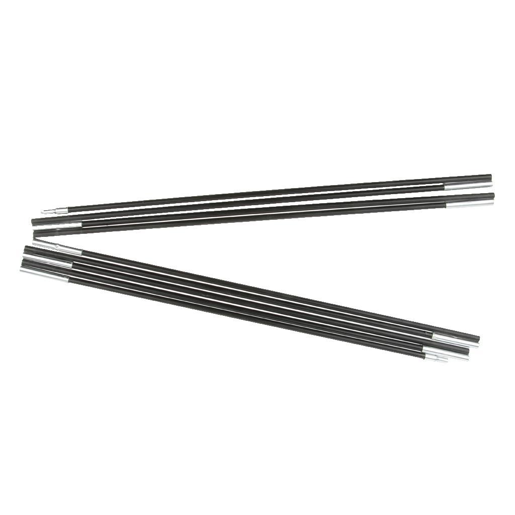 2x Outdoor Tent Fiberglass Pole Kit Rod Replacement Accessories for Hiking Camping Picnic, Diameter 7.0/8.0mm
