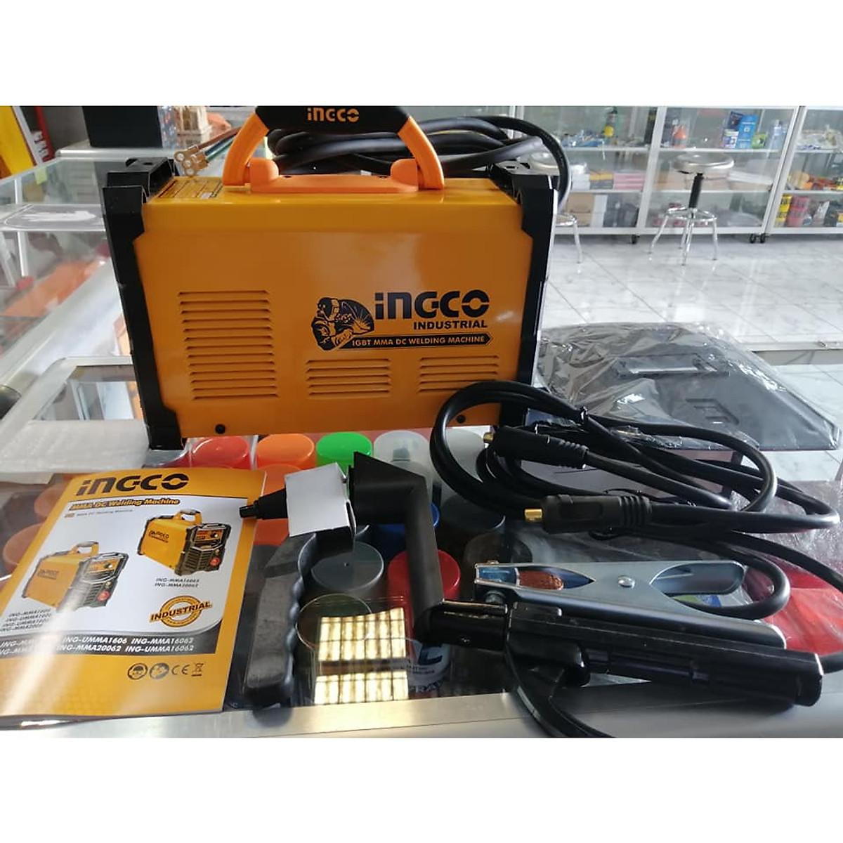 MÁY HÀN ĐIỆN TỬ INVERTER 200A INGCO ING-MMA20062- HÀNG CHÍNH HÃNG