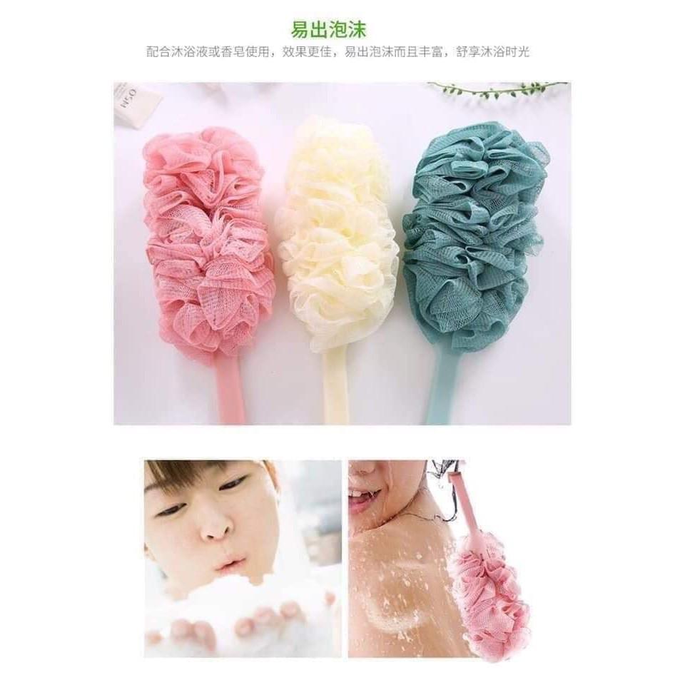 Cọ lưng kèm bông tắm