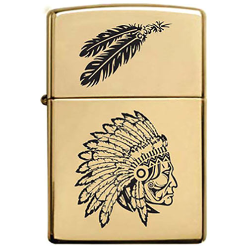 Bật Lửa Zippo 254B Khắc Hình Độc Đáo