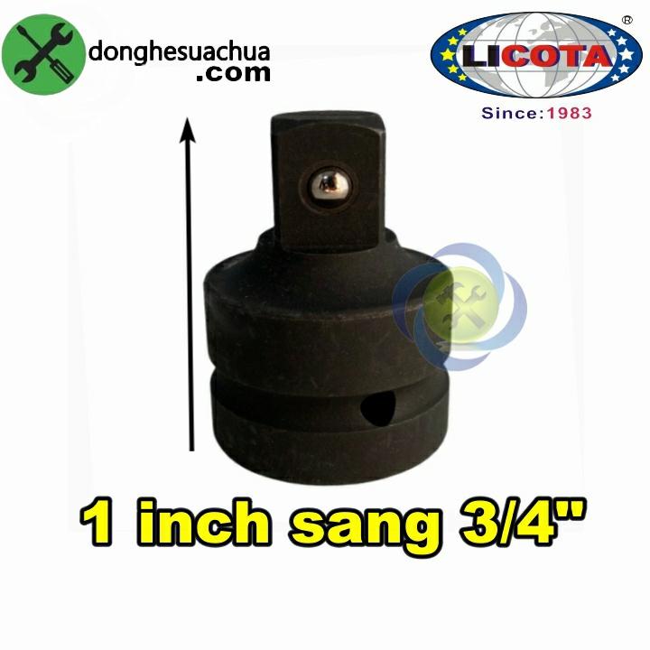 Đầu chuyển 1 inch sang 3/4 Licota AAD-P860 màu đen thép CR-MO