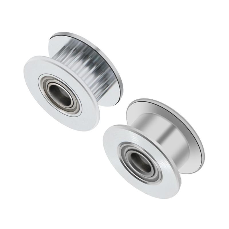 10pcs GT2 idler ròng rọc 20 răng 16 t BORE 3 mm 5 mm với vòng bi Các bộ phận máy in 3D cho phần dây đai thời gian 2GT