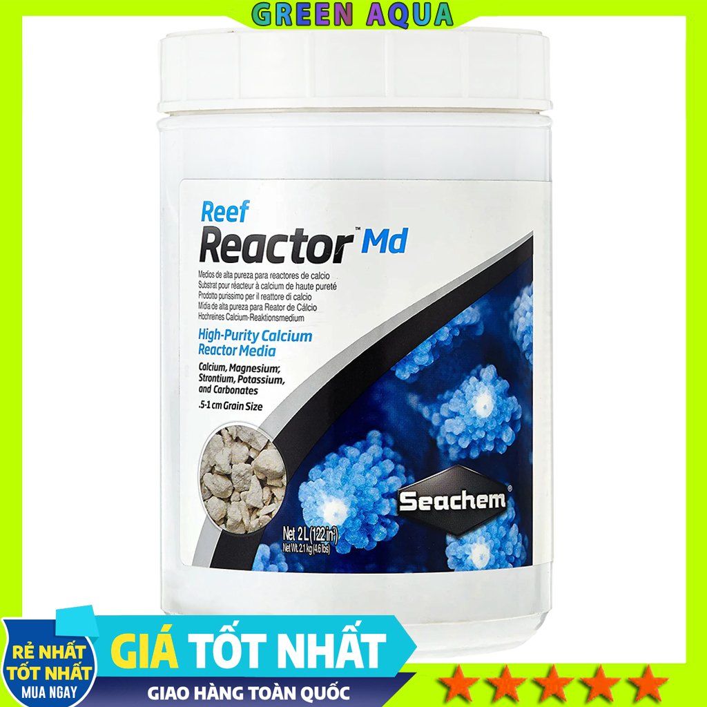 SEACHEM - Reef Reactor Md | Vật liệu lọc lò đảo Canxi cho hồ cá biển san hô