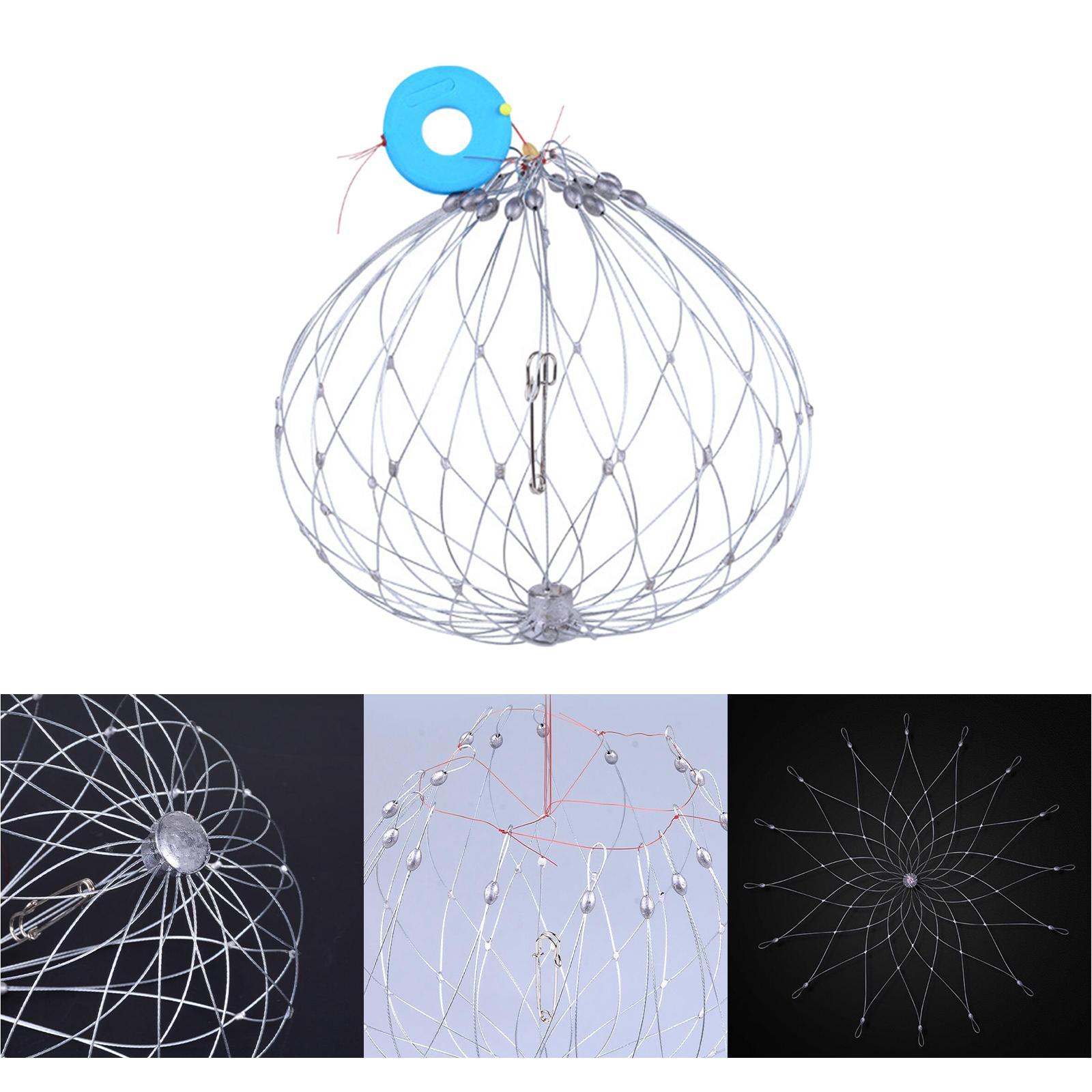 Fishing Net Collapsible Fish Cage Outdoor Fishing Accessories