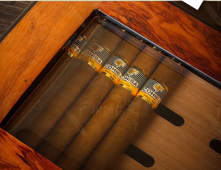 Hộp Đựng Tủ Giữ Ẩm Cigar CH0064 Bảo Quản 100 Điếu Chất Liệu Gỗ Tuyết Tùng Cao Cấp