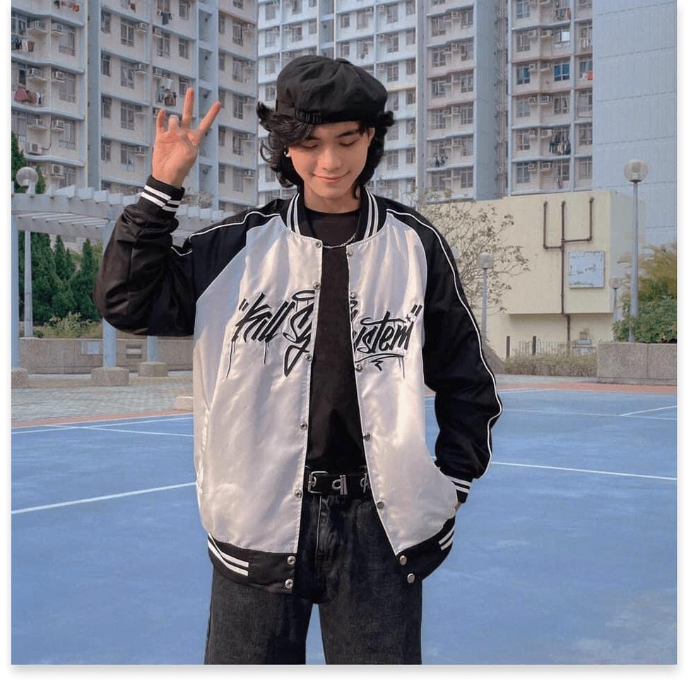 Áo khoác dù bomber UNISEX CỰC ĐẸP