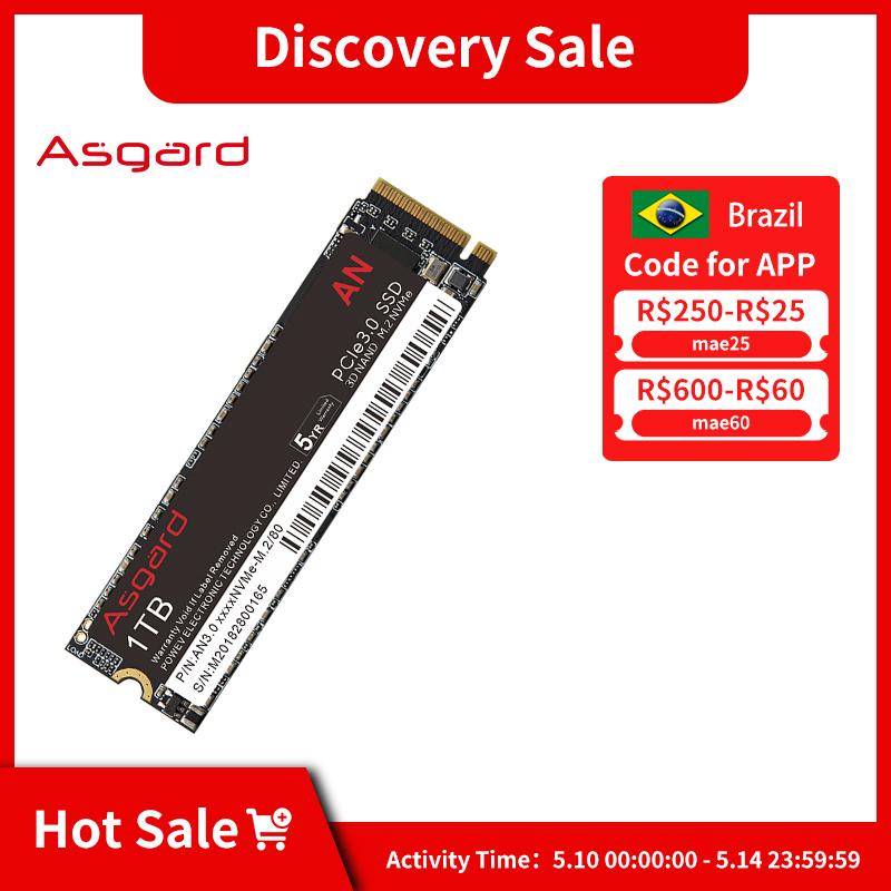 Asgard Solid State Drive M.2 SSD NVME AN2 500GB Solid State Drive 2280 ổ cứng ổ cứng nội bộ cho máy tính xách tay