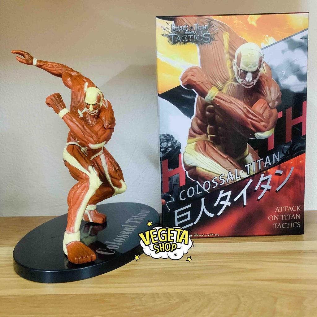 Mô hình Attack On Titan - Titan khổng lồ Colossal Titan - Armin Arlert Bertolt Hoover - Titan đại hình - Fullbox - 17cm