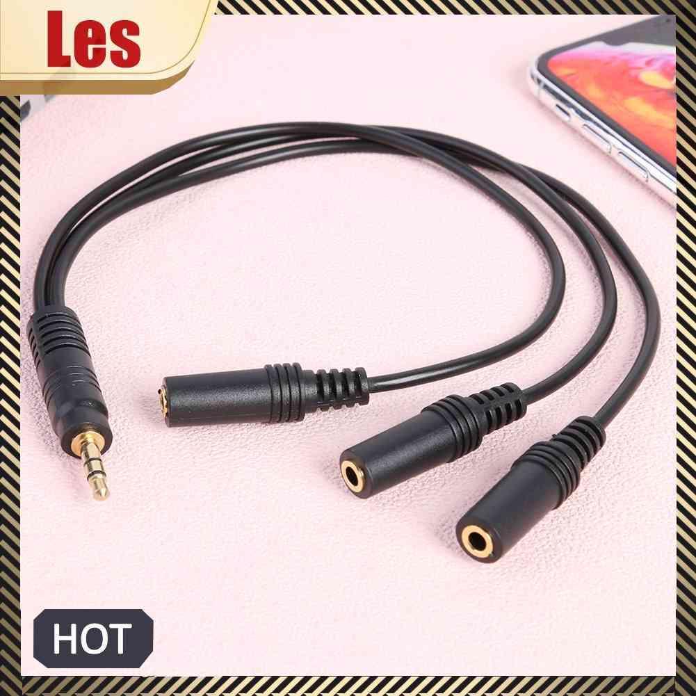 Dây Cáp Âm Thanh Chia 3 Cổng 3.5mm Thành 3 Cực