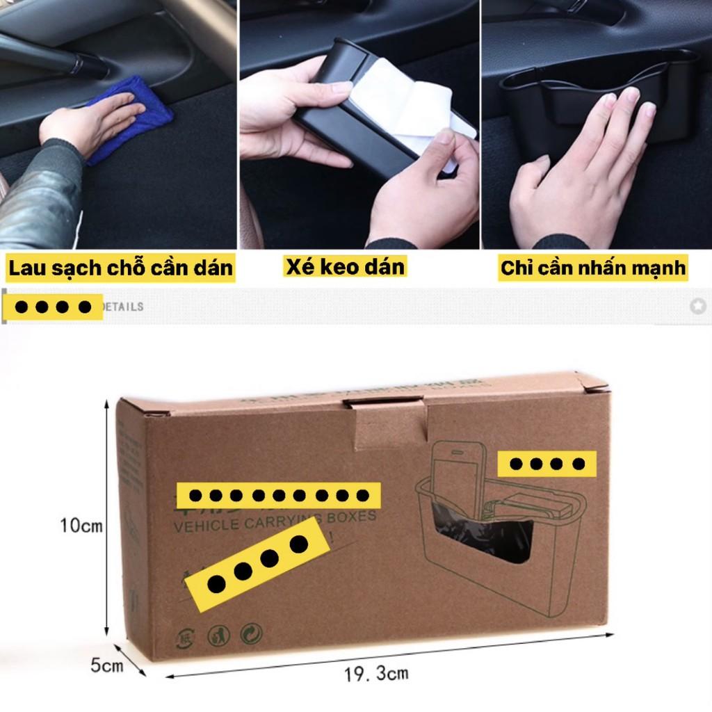 Khay Để Đồ Trên Xe Hơi Đa Năng Kiểu Dáng HộcHộp đựng đồ trên ô tô nhỏ gọn, tiện dụng có thể chèn khe
