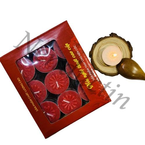 50 viên nến Tealight cao cấp cháy trên 4h không khói không mùi an toàn cho người sử dụng