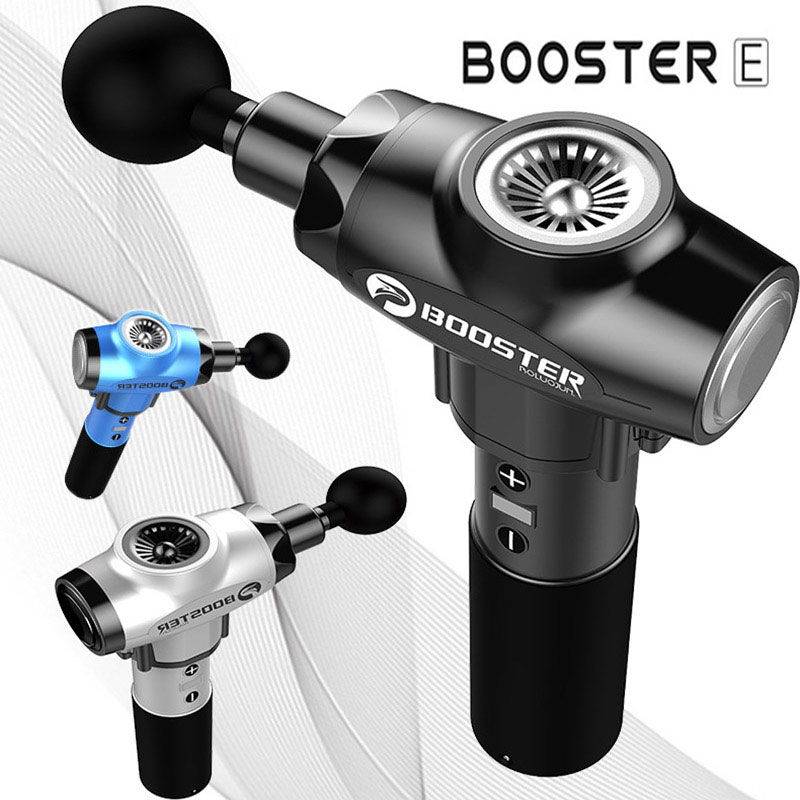 Máy Massage Cầm Tay BOOSTER E Công Suất 135W, 6 Đầu Thay Thế 9 Cấp Độ Hỗ Trợ Mát Xa Chuyên Sâu, Giảm Đau Cơ, Cứng Khớp - Hàng chính hãng