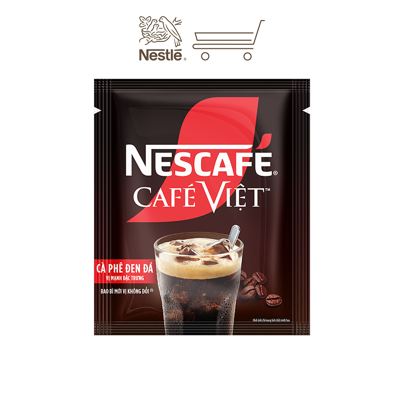 [Tặng hộp 4 gói nước cốt cà phê] Combo 2 Bịch Cà phê Hòa tan NESCAFÉ CAFÉ VIỆT 35 gói Vị Mạnh đặc trưng