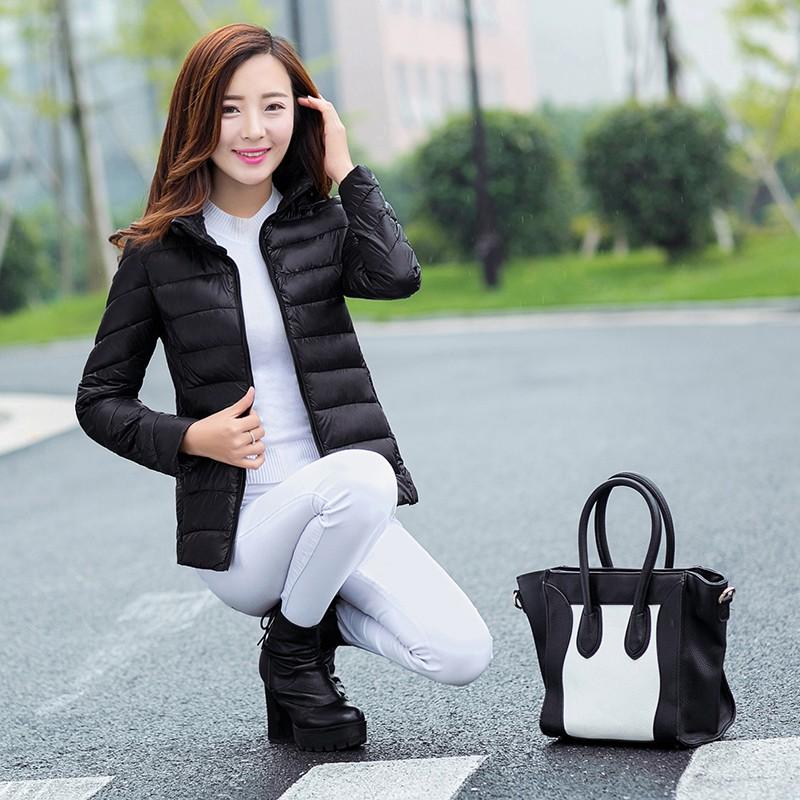Áo Phao Nữ Ngắn Siêu Nhẹ Trung Niên Thanh Lịch AK112 - Hàng Quảng Châu Cao Cấp